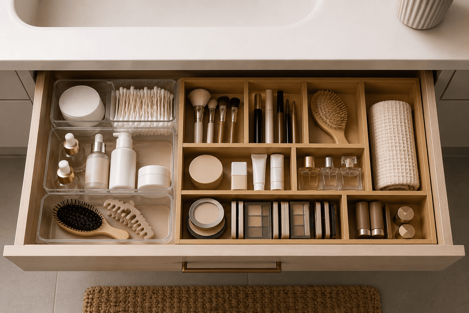 Bathroom Drawer Organization Ideas for Small Spaces