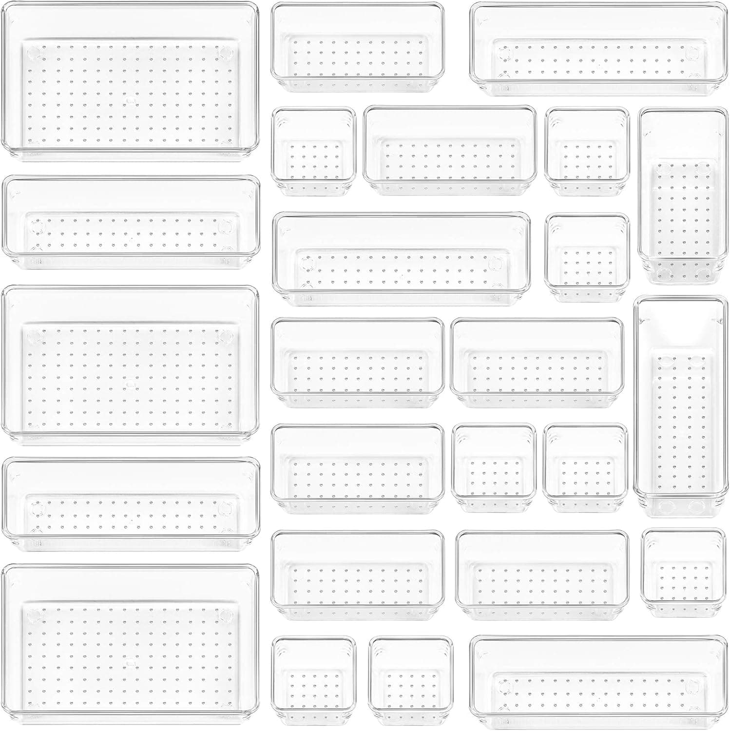 Clear Plastic Drawer Trays – image 1