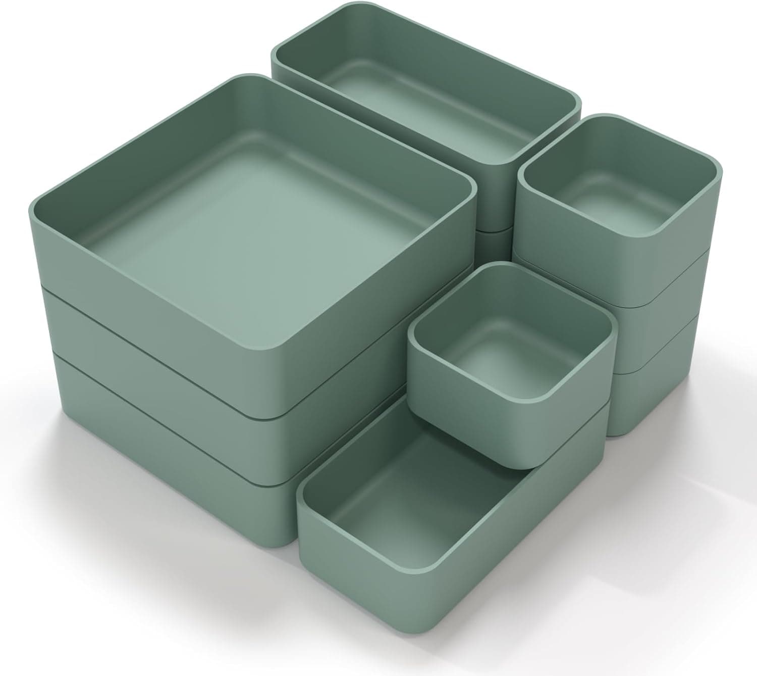 Stackable Vanity Organizer Trays – image 1