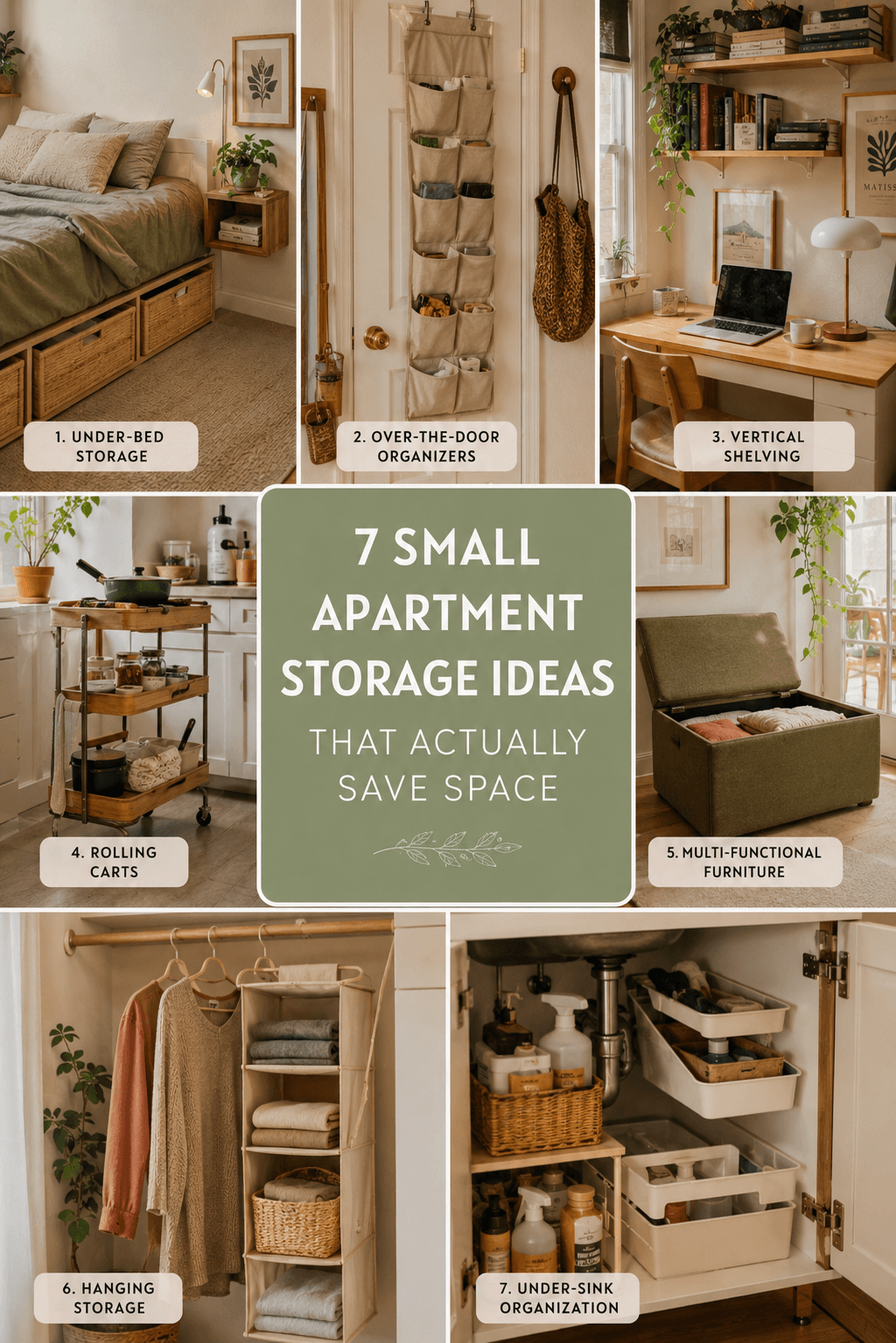 7 Small Apartment Storage Ideas That Save Space