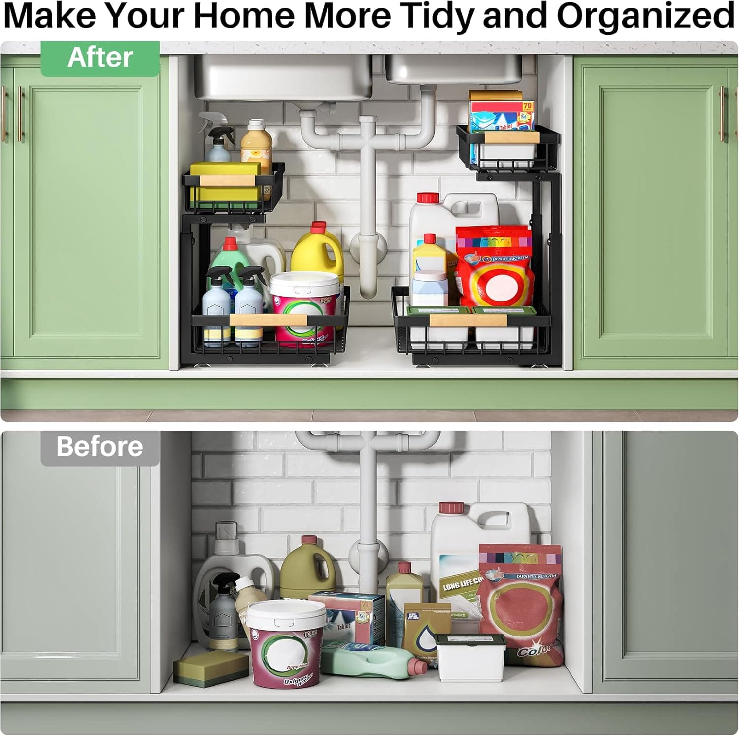 Pull-Out Under-Sink Drawers – image 2