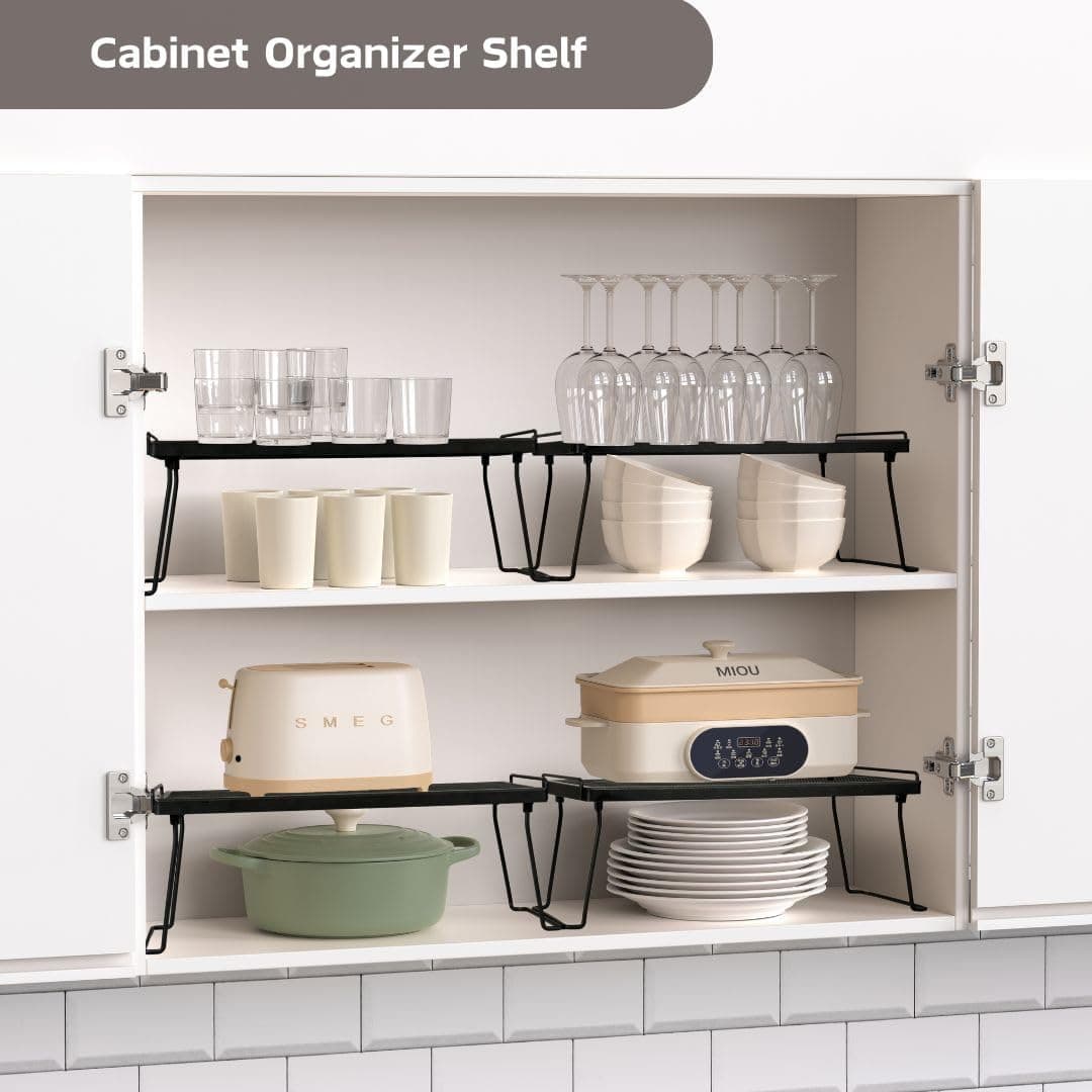 Stackable Mesh Cabinet Shelves – image 2
