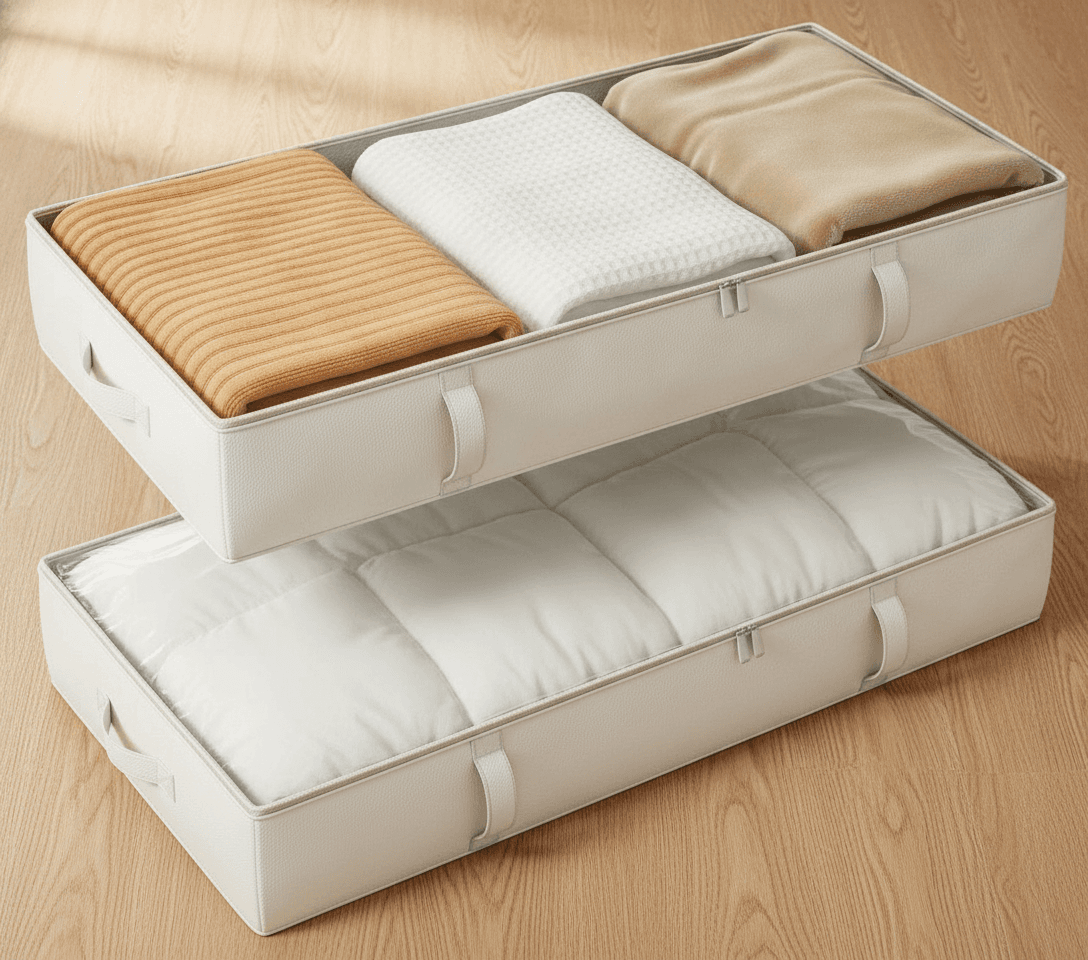 Vailando Side-Supported Under Bed Storage Containers, 60L, 2-Pack – image 2