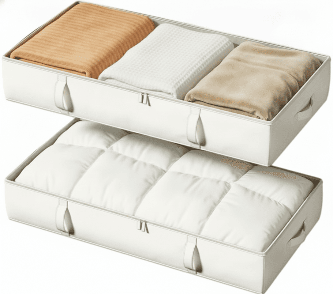 Vailando Side-Supported Under Bed Storage Containers, 60L, 2-Pack – image 1