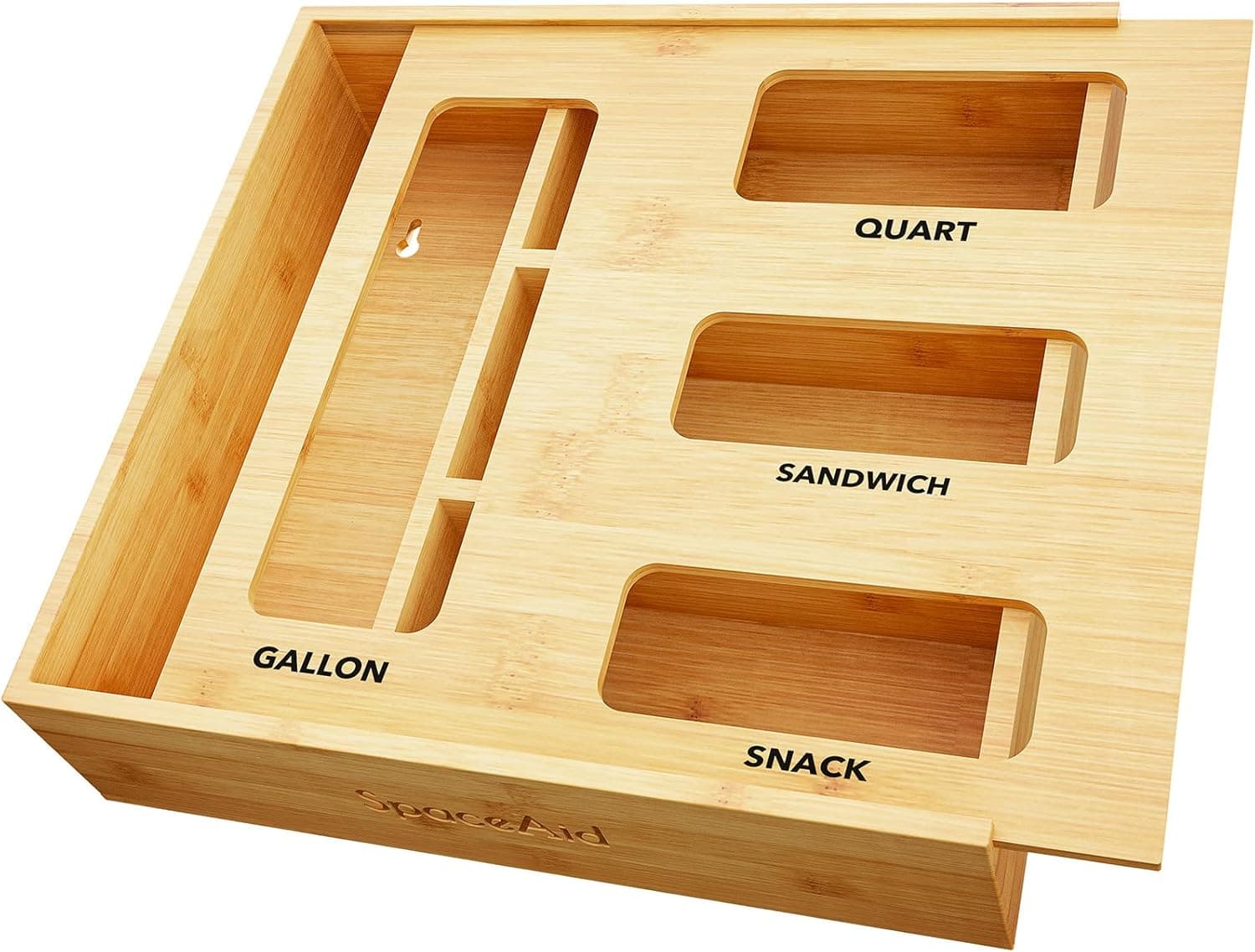 Bamboo Bag Storage Organizer – image 1