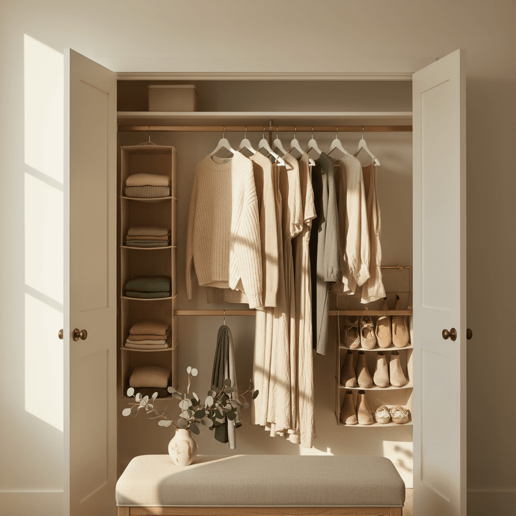 Small Closet Organization Hacks for Studio Apartments