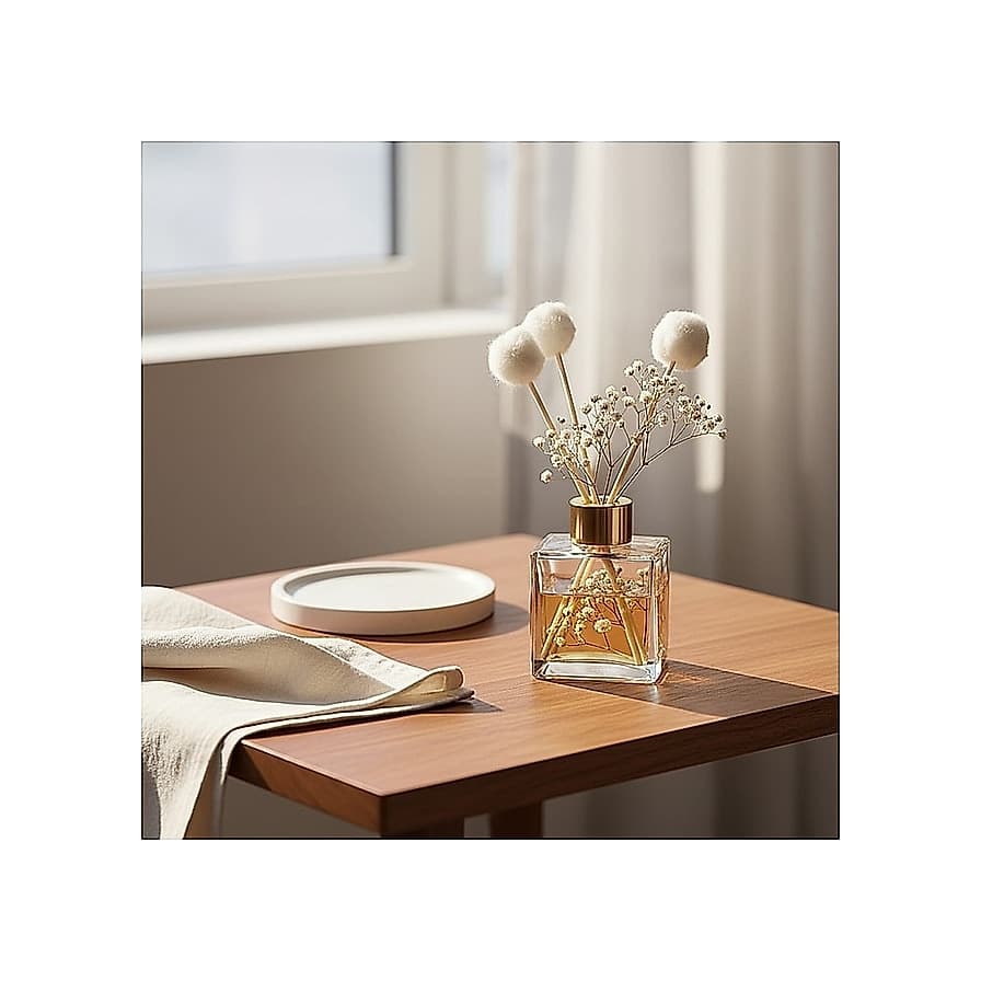 COCORRÍNA Reed Diffuser, Cashmere Vanilla 6.7 fl oz – image 1