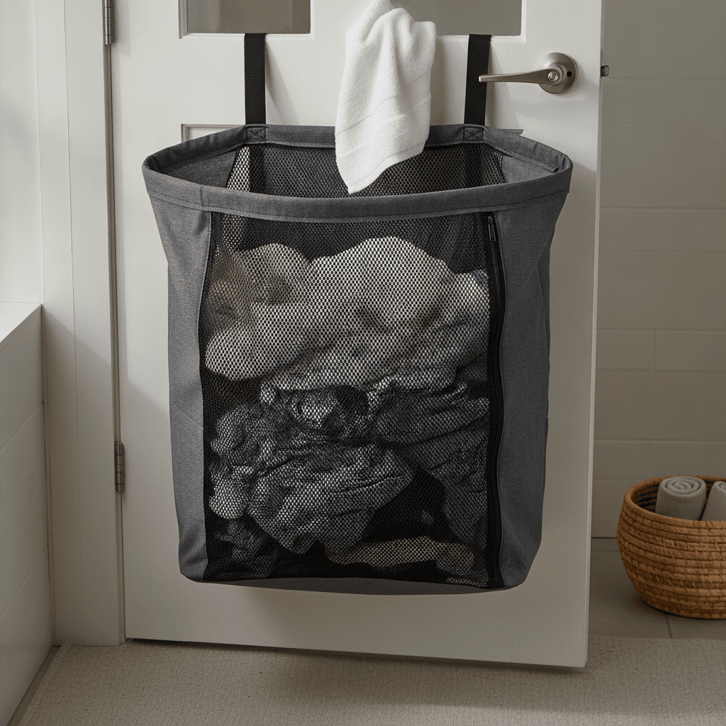 DONAQ Hanging Laundry Hamper Bag XL 40x22in – image 5