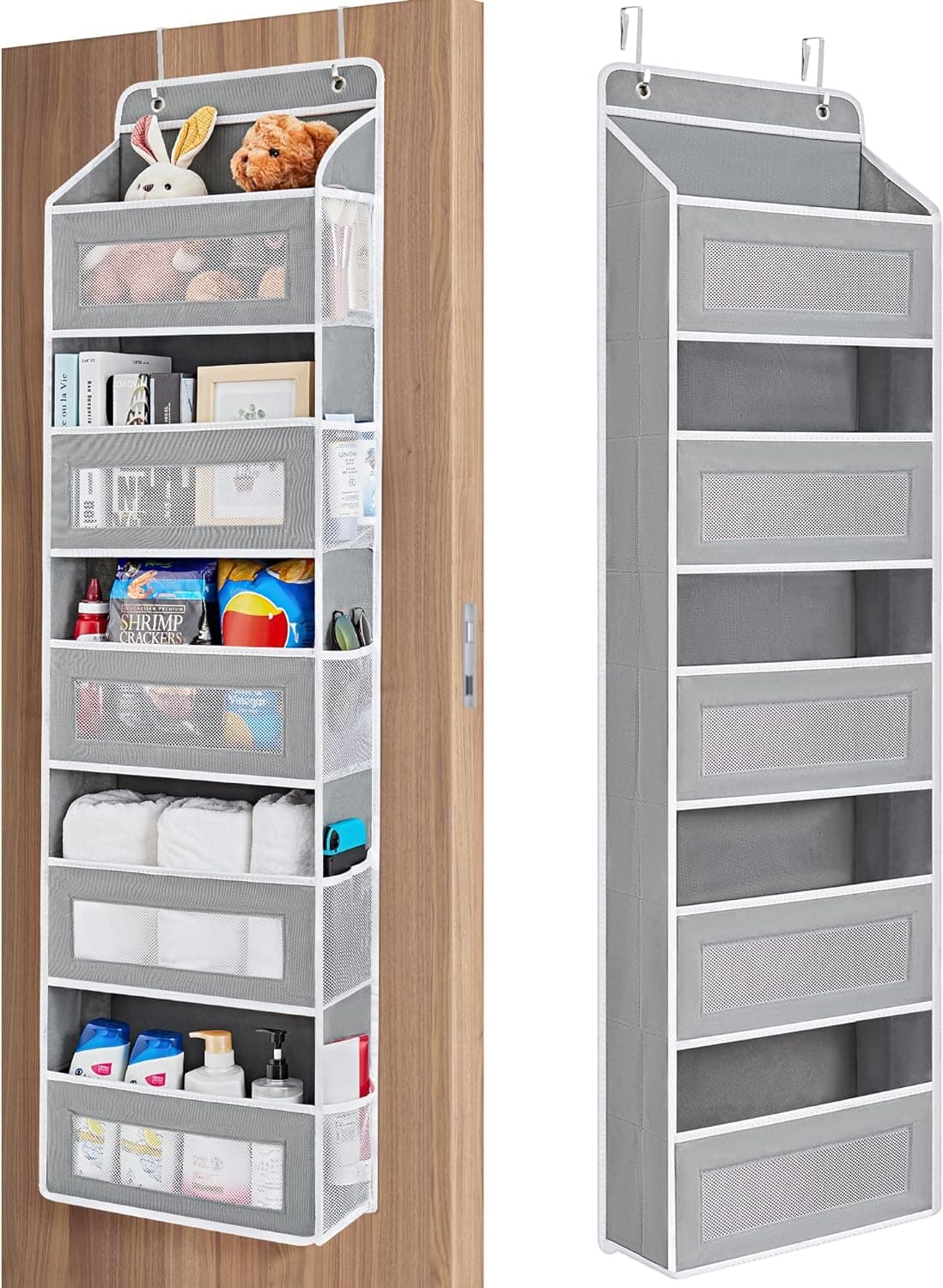 JARLINK Over The Door Organizer 5-Shelf Hanging Storage with 44 lb Capacity – image 1